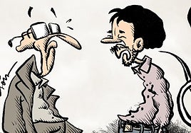 La viñeta de Sansón: 'Pablo Iglesias con la jet'