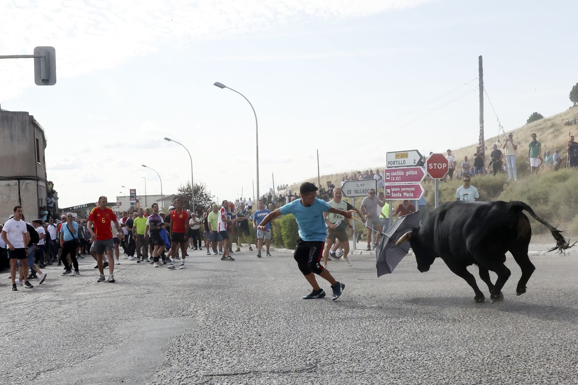 El encierro de Portillo, en imágenes