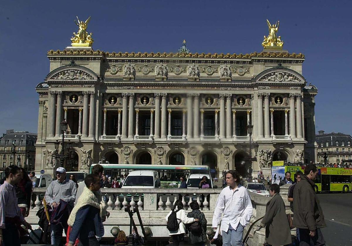Edificio de la Ópera de París.