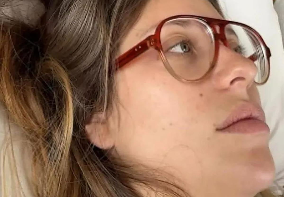 Anita Matamoros, postrada en una cama.