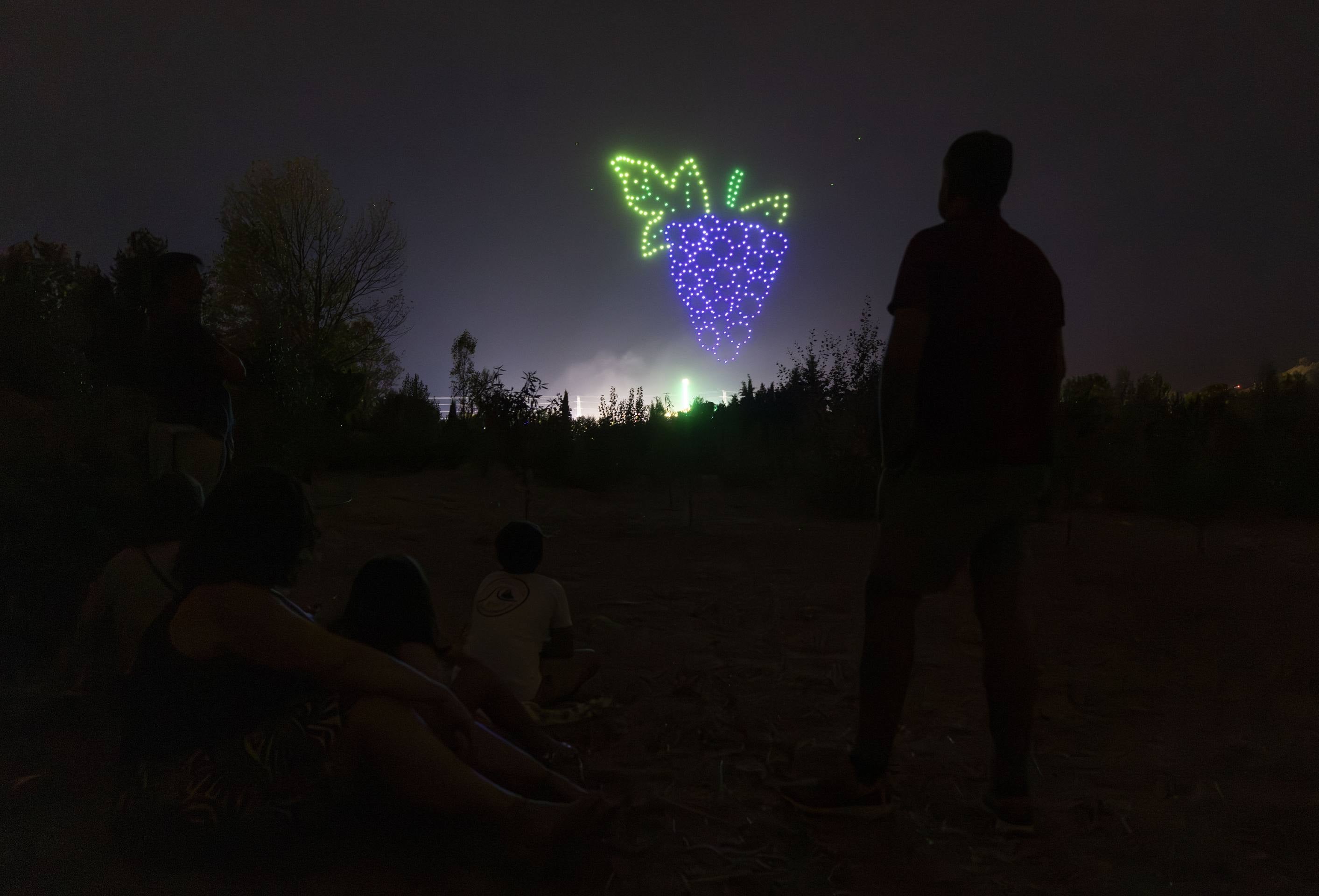 El espectáculo de drones de Valladolid, en imágenes