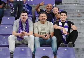 Imágenes de la afición en el José Zorrilla durante el Real Valladolid - UD Almería