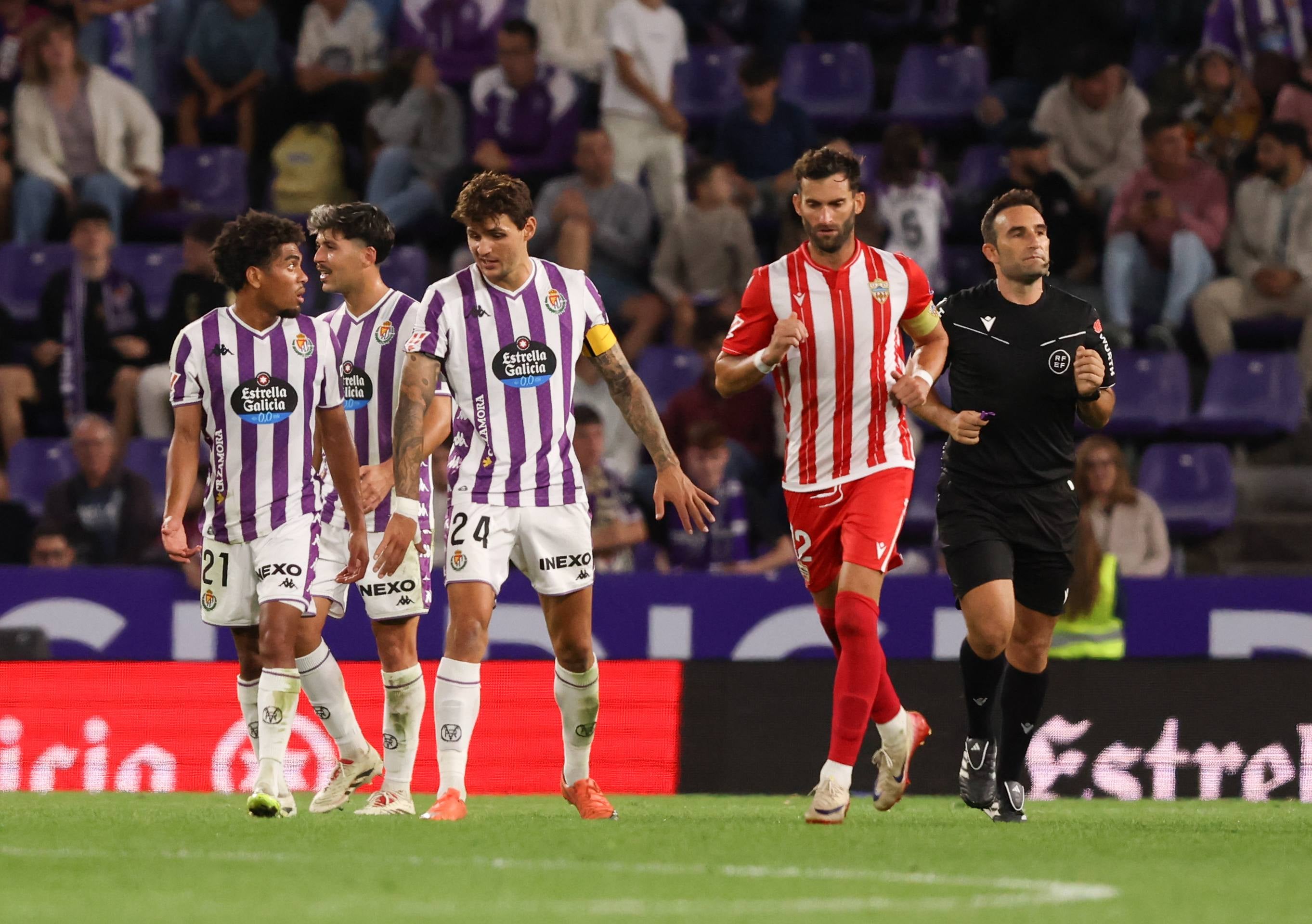 La victoria del Pucela ante el Almería, en imágenes