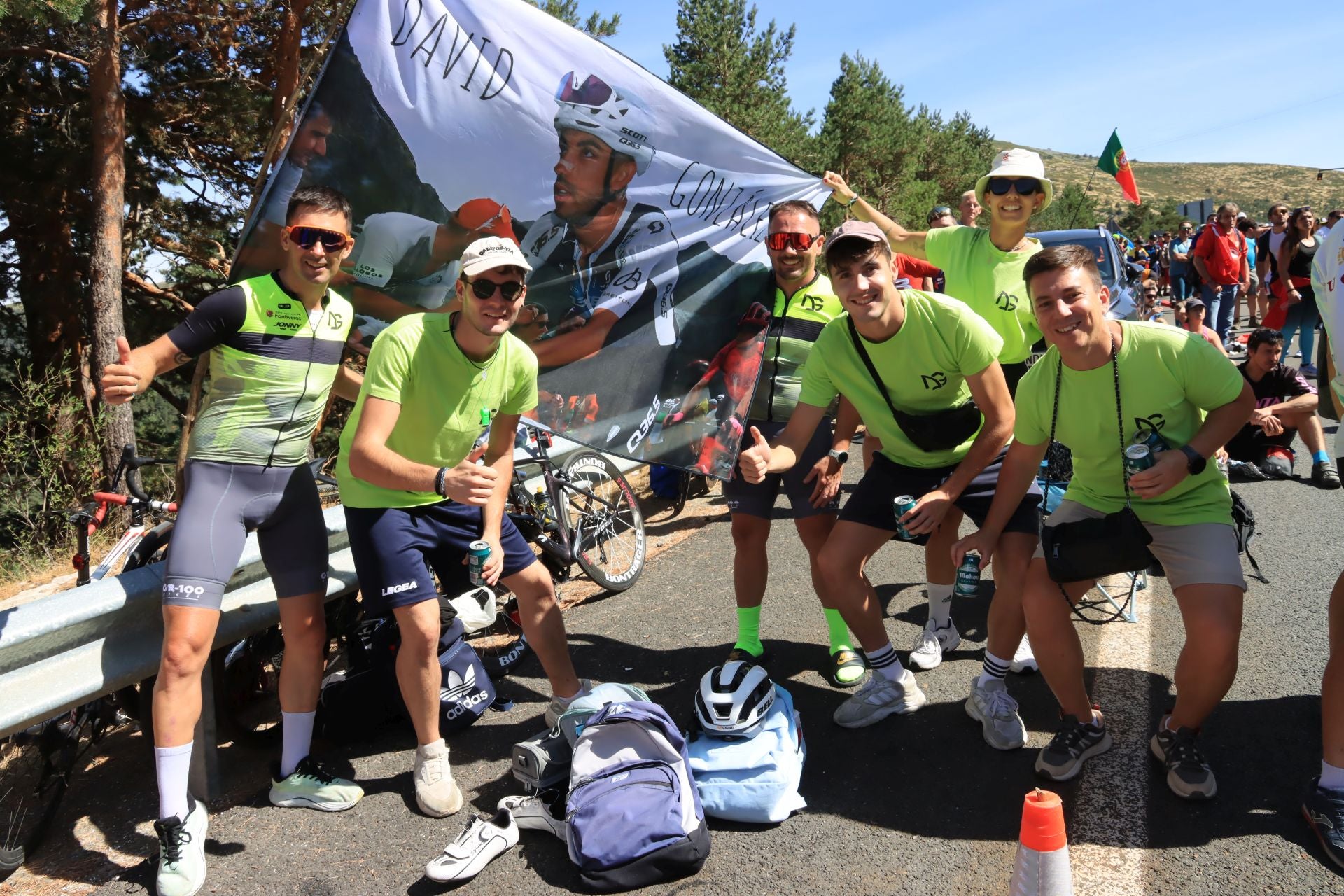 Fotos de la Vuelta en el Puerto de Navacerrada