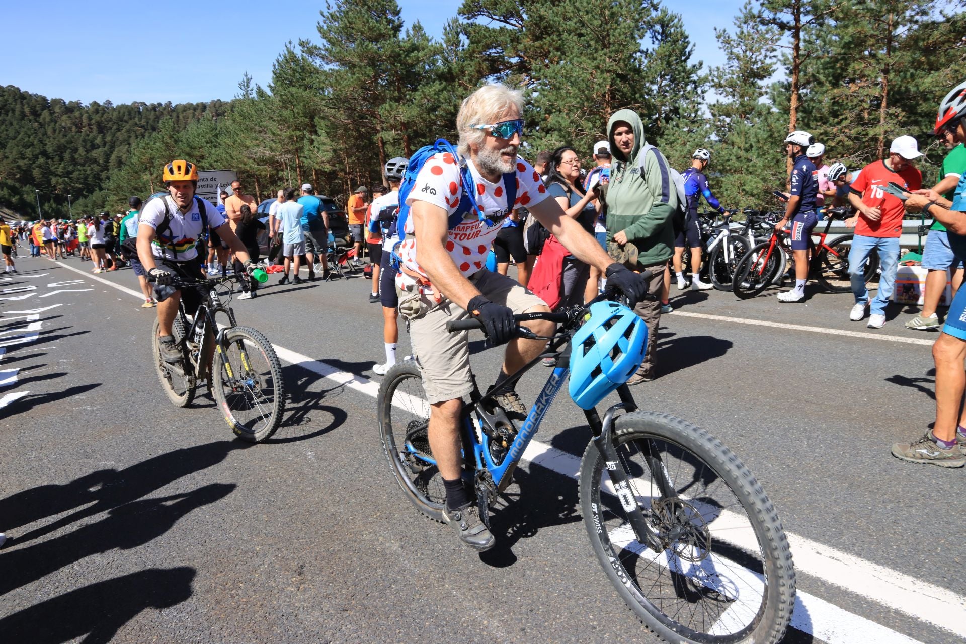Fotos de la Vuelta en el Puerto de Navacerrada
