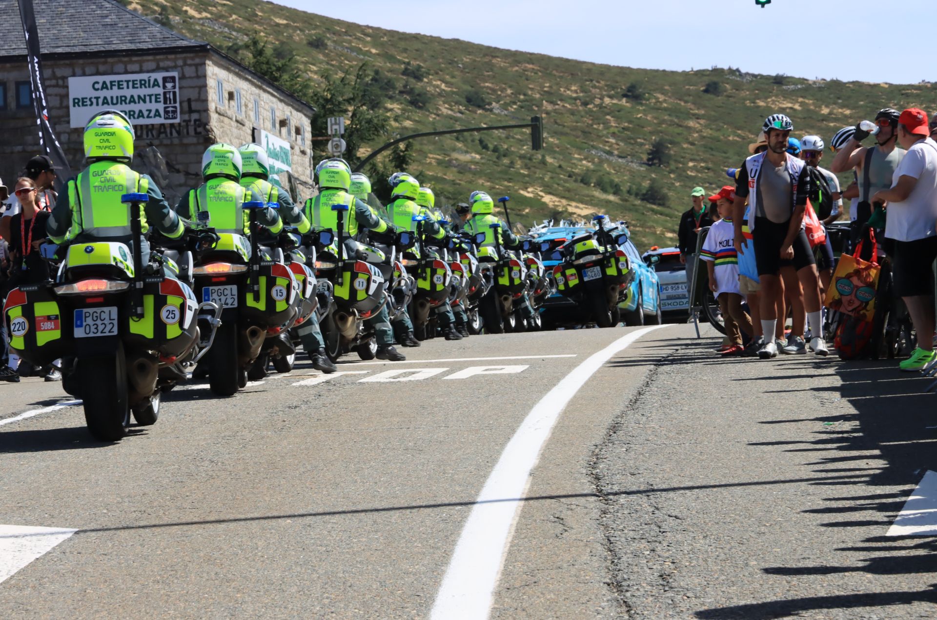 Fotos de la Vuelta en el Puerto de Navacerrada