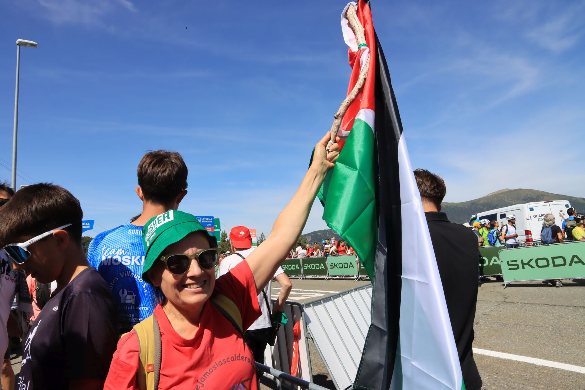 Fotos de la Vuelta en el Puerto de Navacerrada