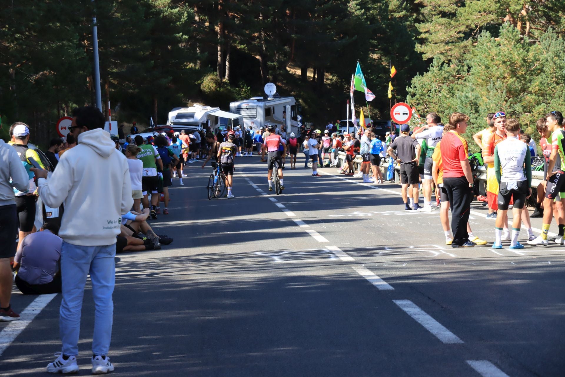 Fotos de la Vuelta en el Puerto de Navacerrada
