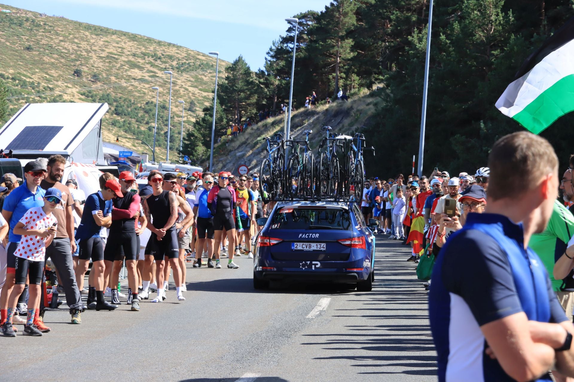 Fotos de la Vuelta en el Puerto de Navacerrada