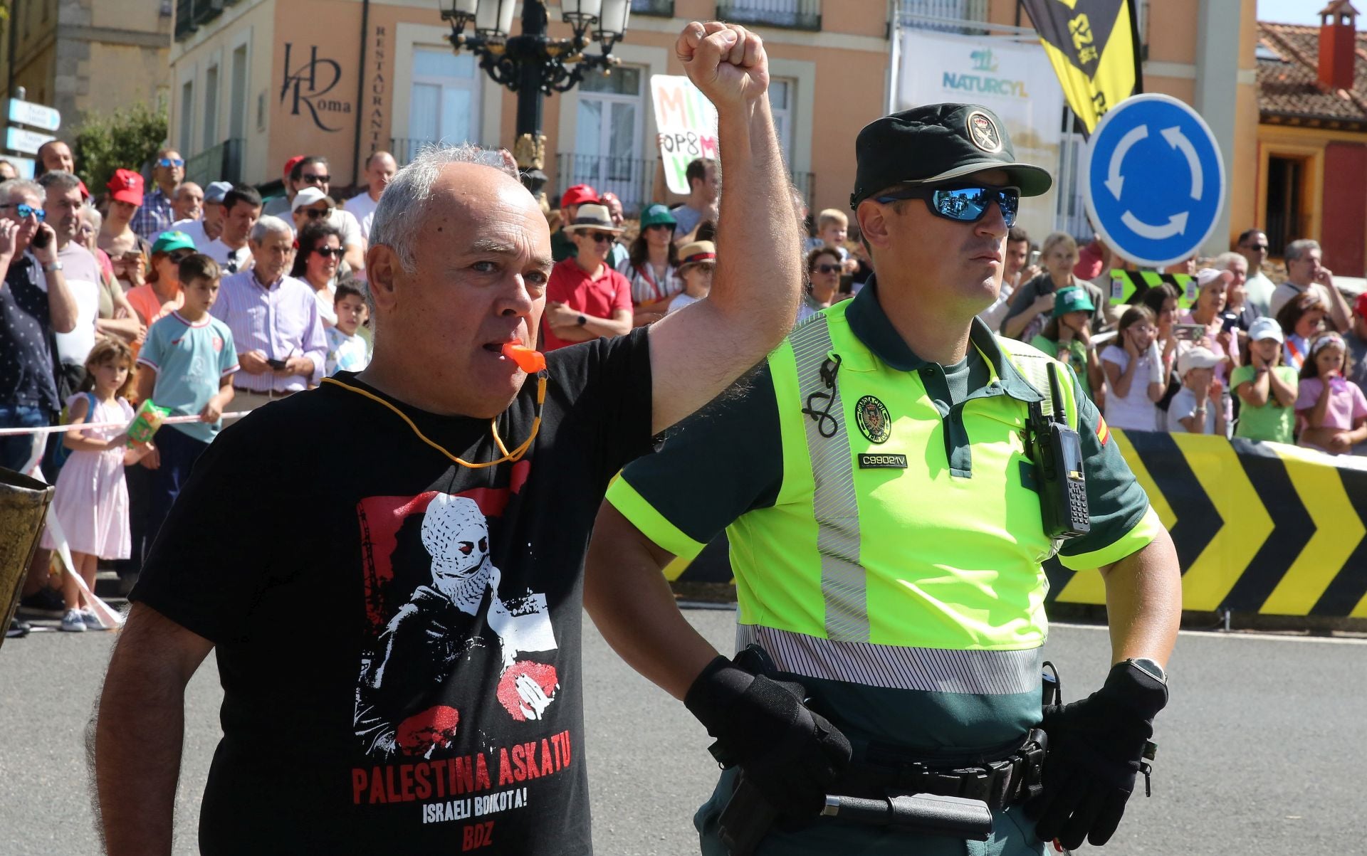 Fotografías de La Vuelta a su paso por Segovia
