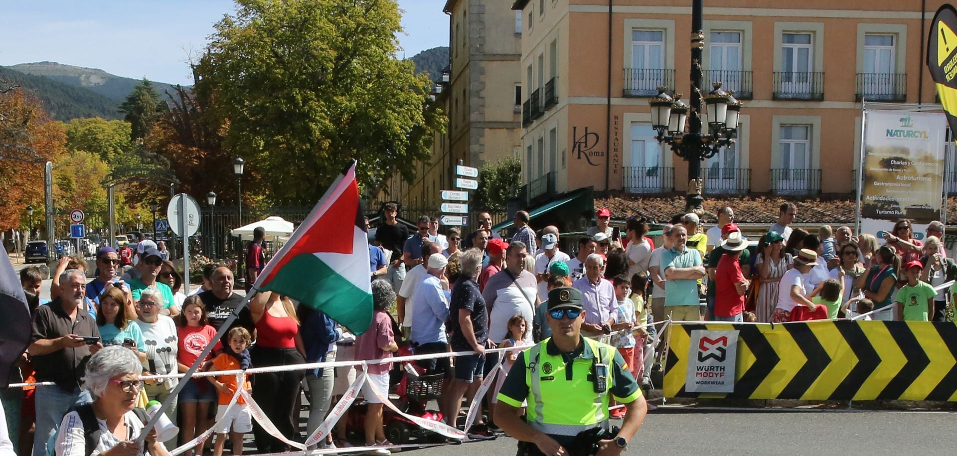 Fotografías de La Vuelta a su paso por Segovia