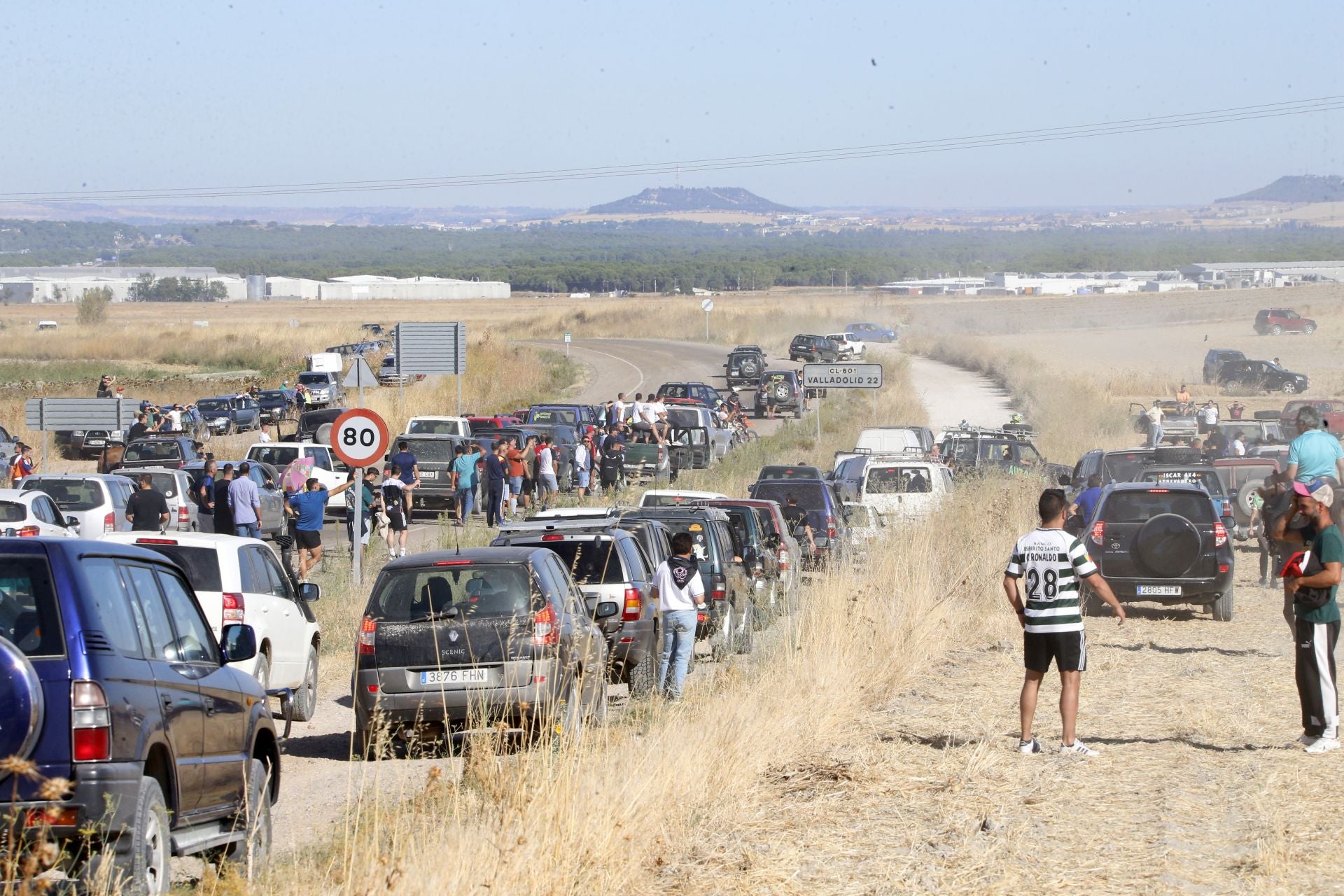 Las imágenes del último encierro en Arrabal de Portillo