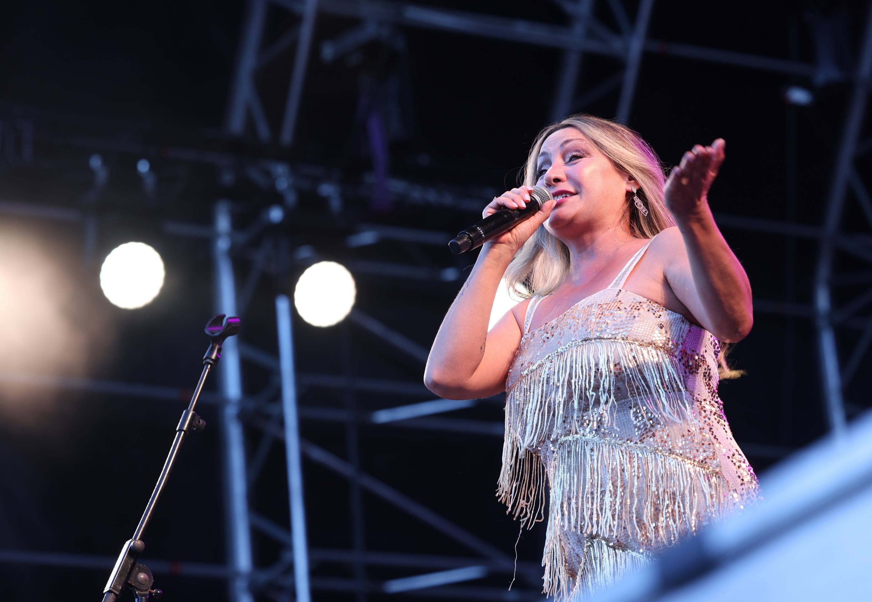 La actuación de Cristina Lázaro, en imágenes