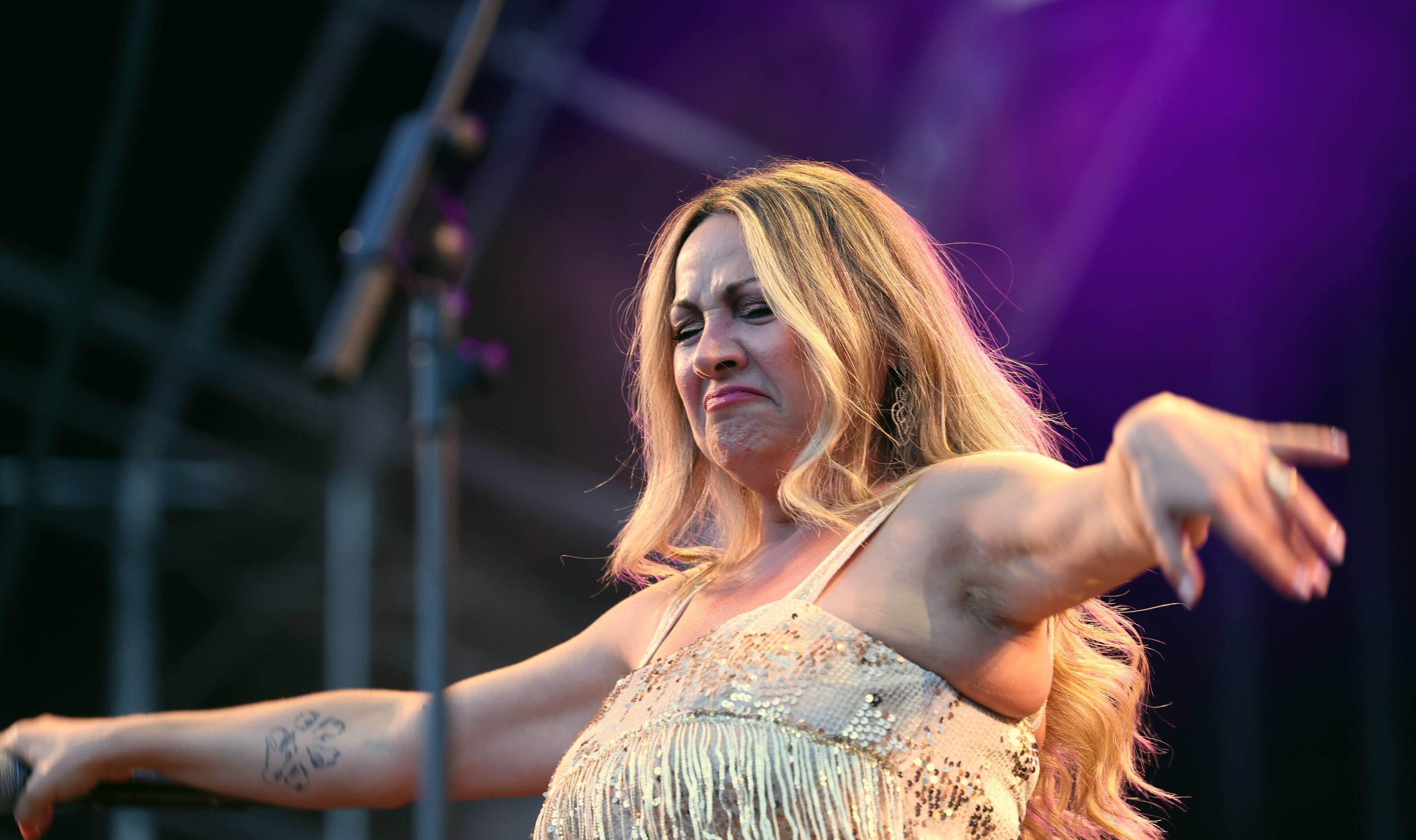 La actuación de Cristina Lázaro, en imágenes