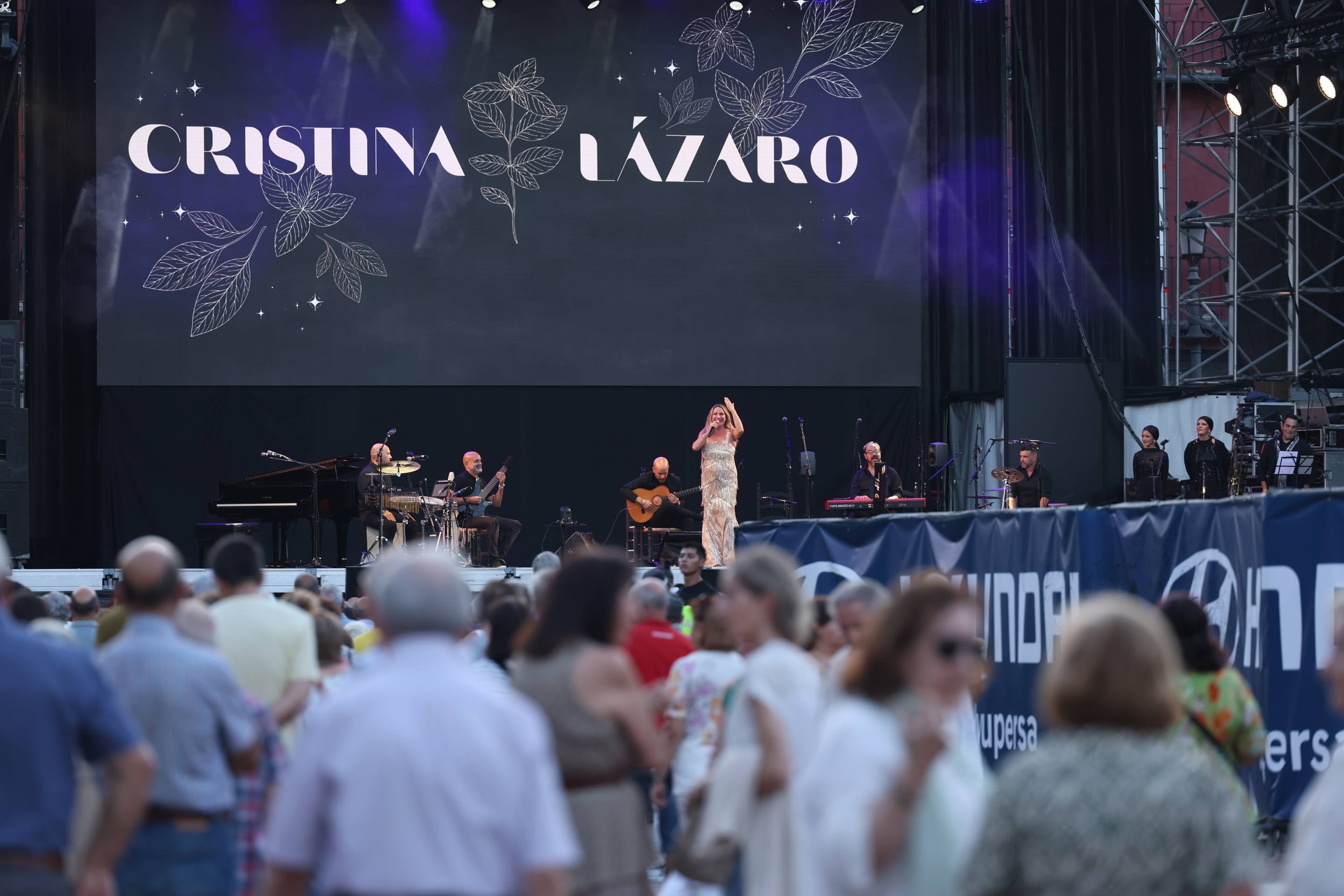 La actuación de Cristina Lázaro, en imágenes