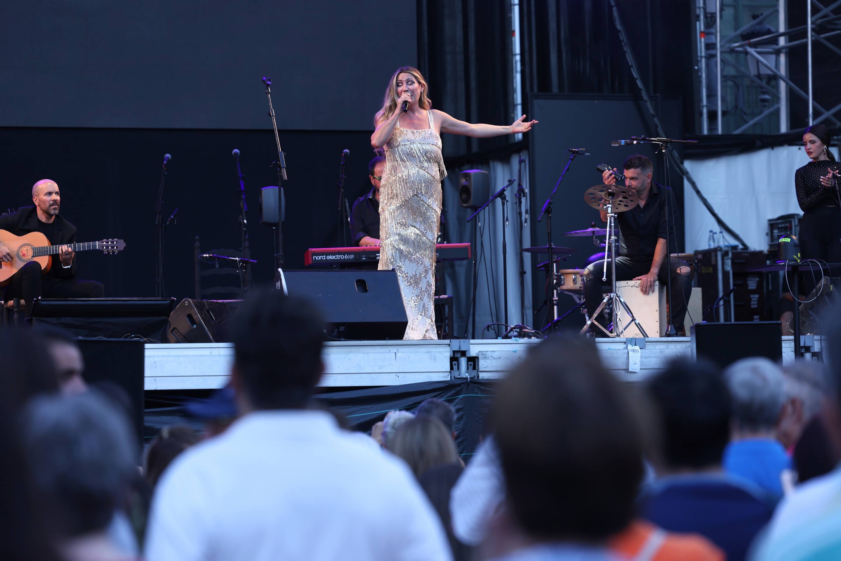 La actuación de Cristina Lázaro, en imágenes