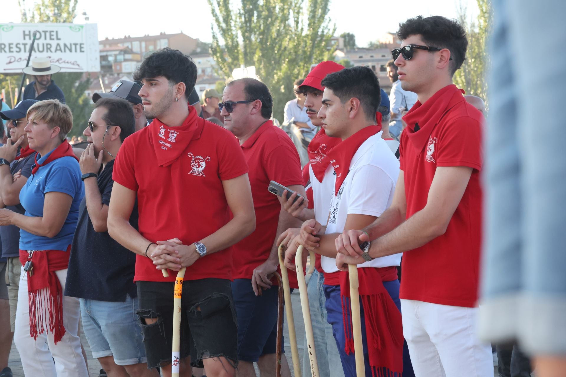 El encierro de campo de Tordesillas en imágenes