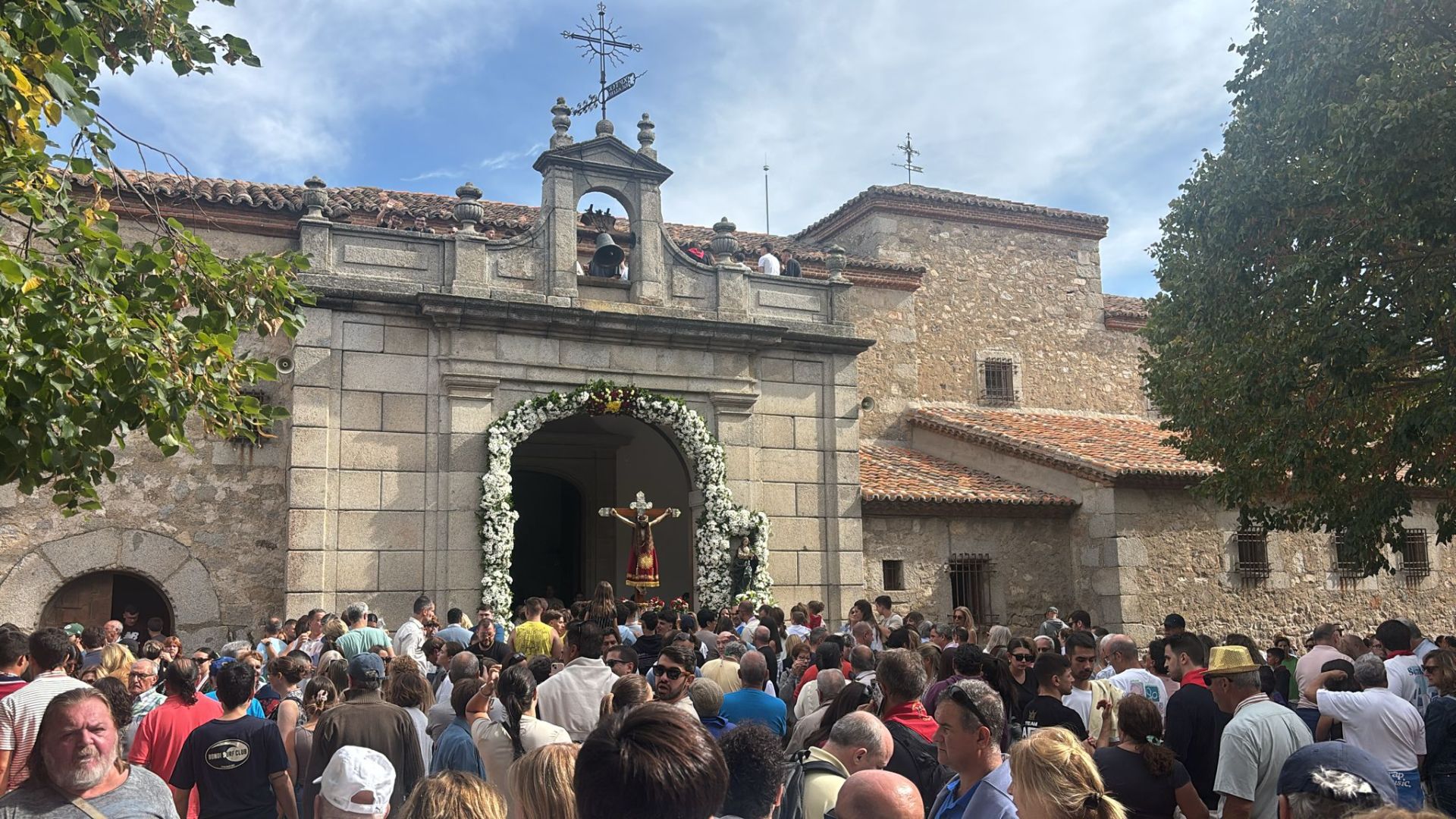 El Cristo del Caloco, en la romería.