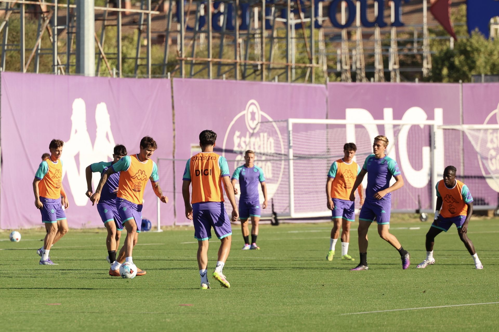 El entrenamiento de este lunes del Real Valladolid en imágenes