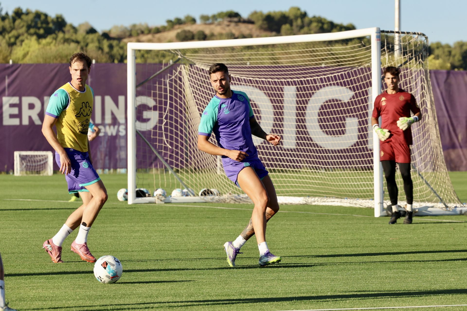 El entrenamiento de este lunes del Real Valladolid en imágenes