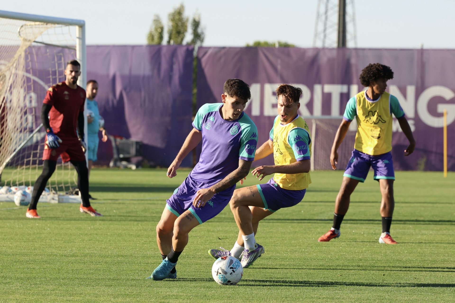 El entrenamiento de este lunes del Real Valladolid en imágenes
