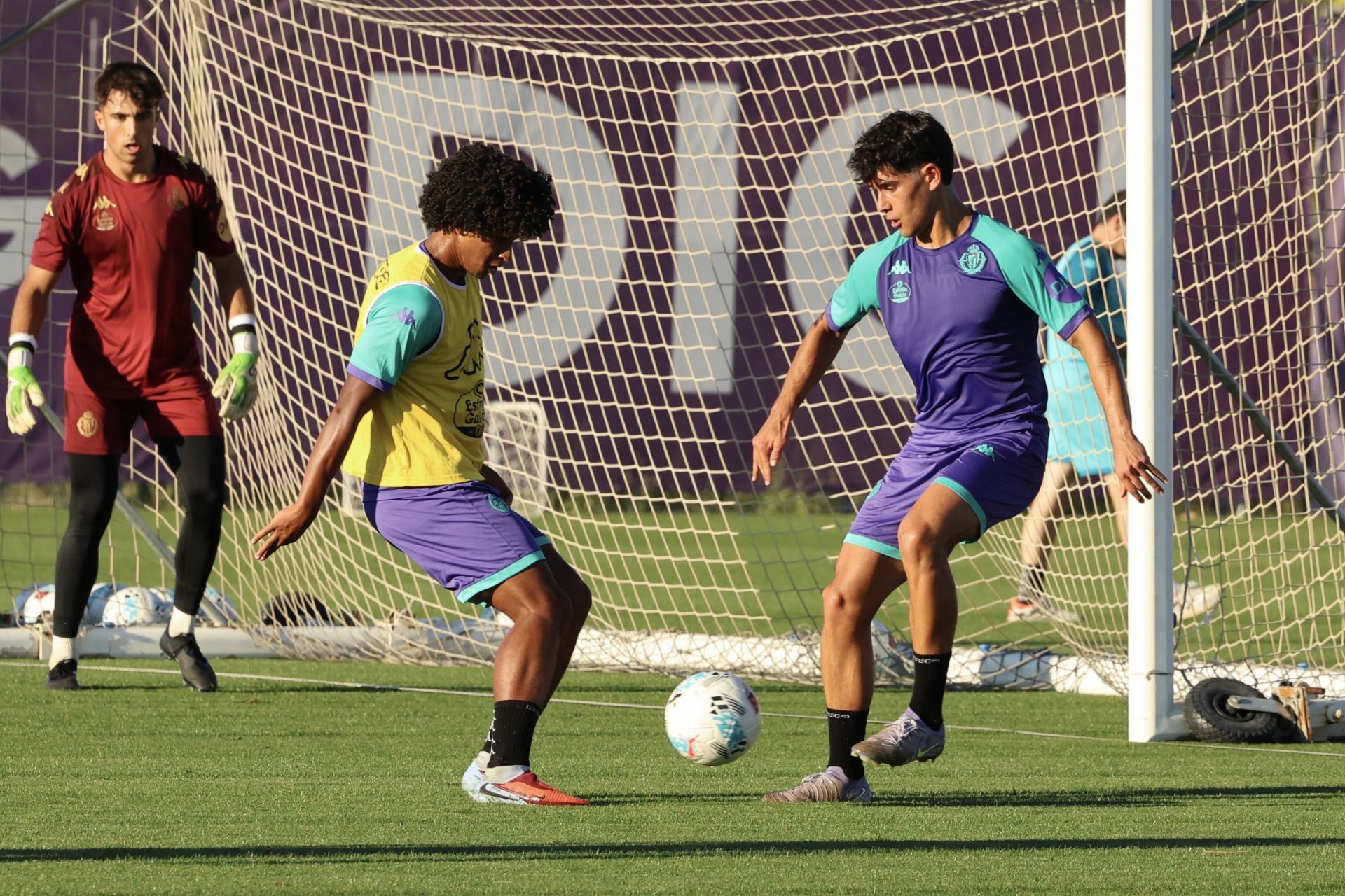 El entrenamiento de este lunes del Real Valladolid en imágenes