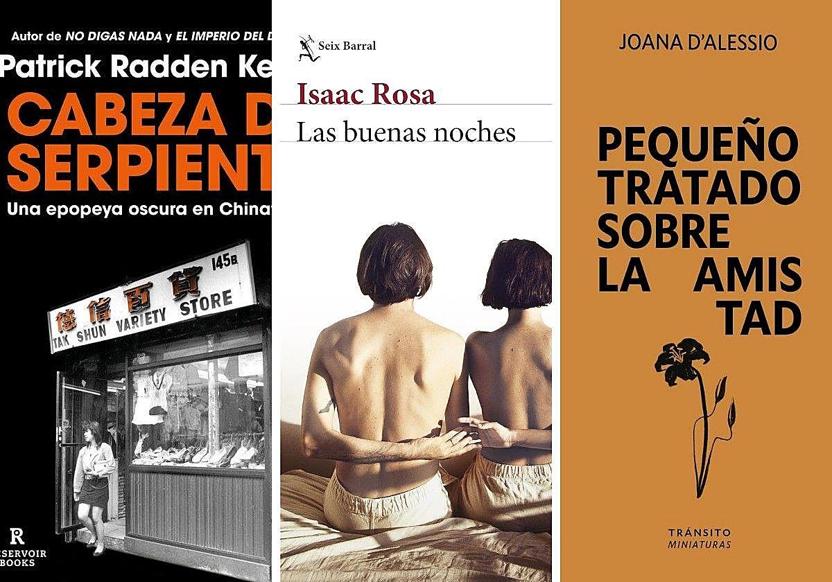 Las portadas de los libros recomendados de la semana.