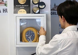 Desfibrilador situado en el Centro de Recepción de Visitantes de Segovia.