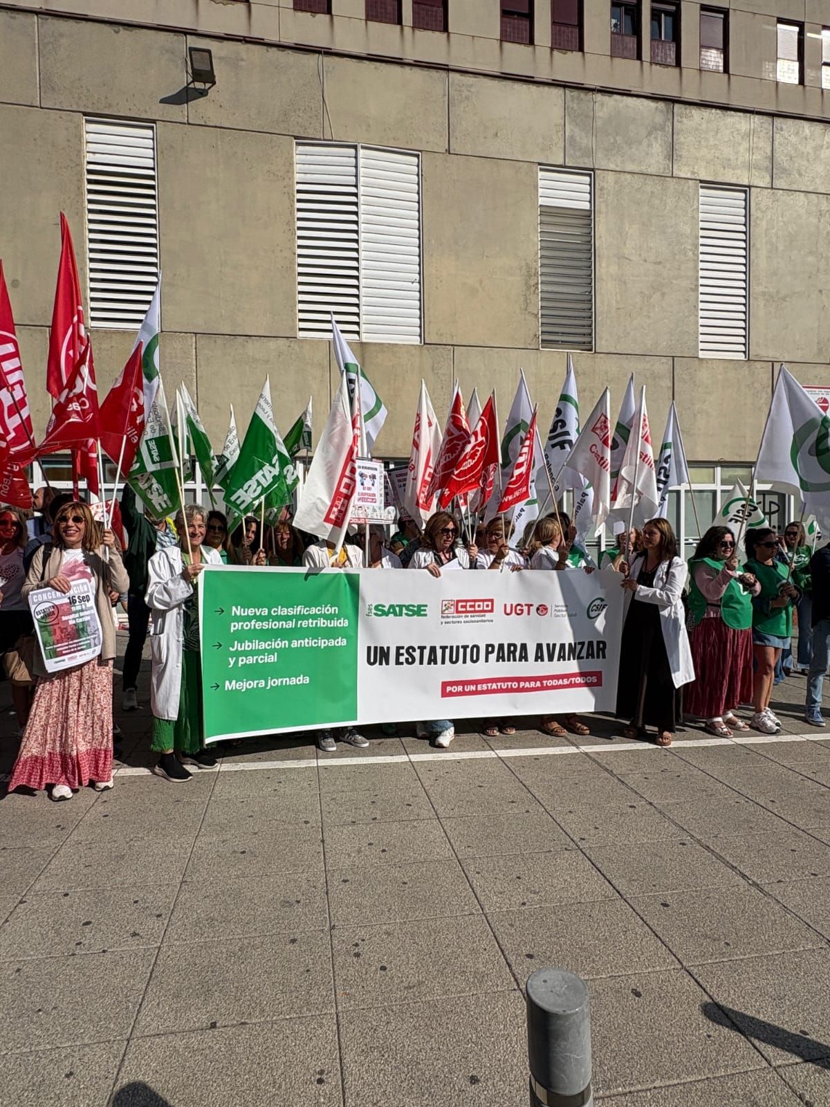 Trabajadores sanitarios reclaman al Ministerio un Estatuto Marco que ponga en valor a profesionales y pacientes