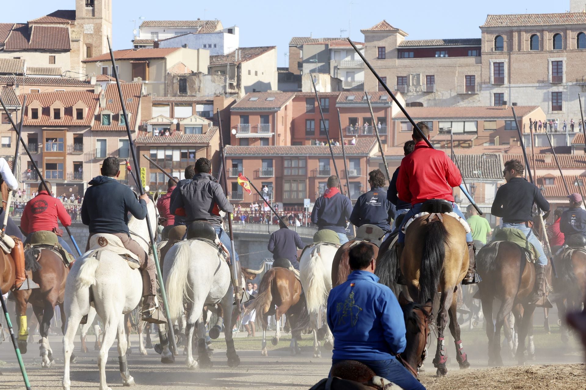 El encierro mixto de Tordesillas, en imágenes
