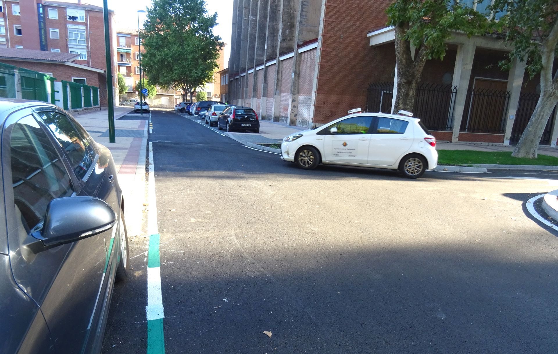 Las imágenes de las obras de reurbanización y reordenación del Cuatro de Marzo