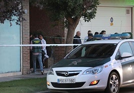 La Guardia Civil, en el lugar donde se cometiaron los hechos.