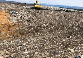 Vertedero en la provincia.