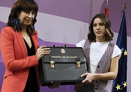 Ana Redondo recibe en su nombramiento como ministra la cartera del Ministerio de Igualdad que dirigía Irene Montero.