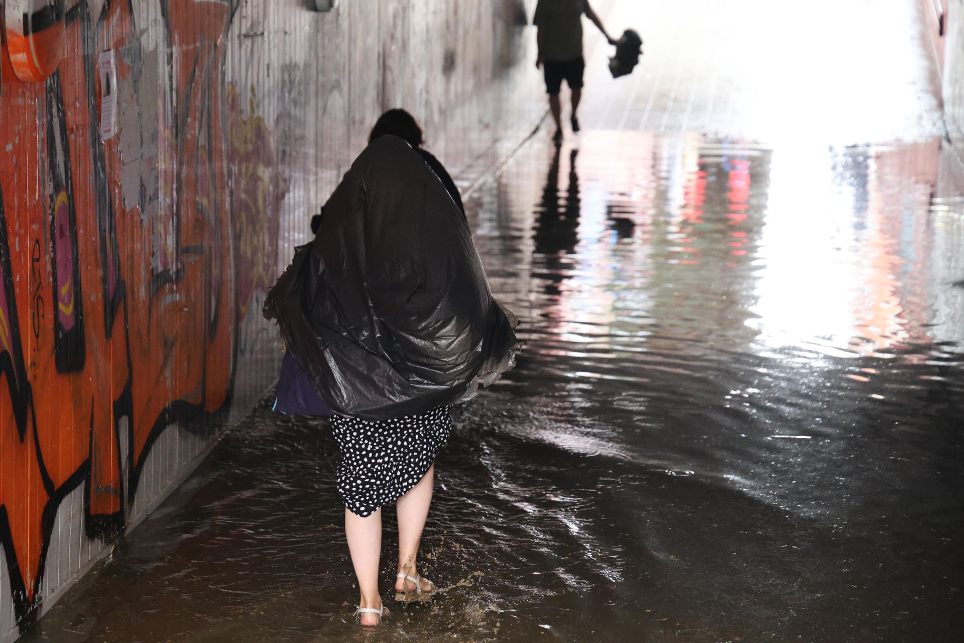 Las imágenes de la espectacular tromba de agua en Valladolid