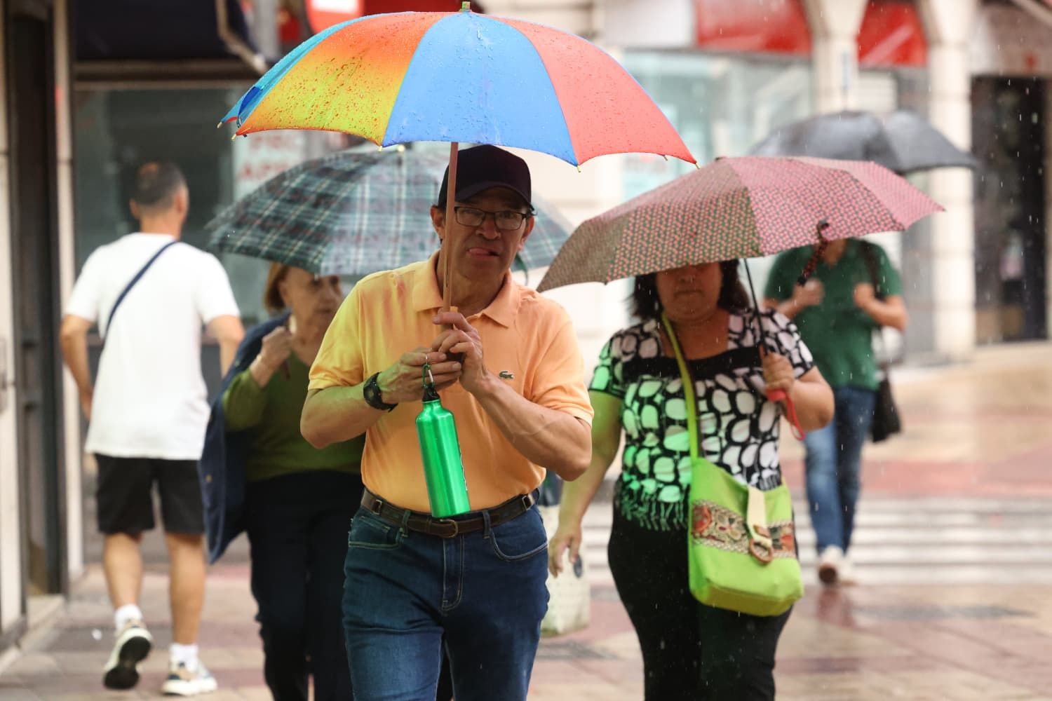 Las imágenes de la espectacular tromba de agua en Valladolid