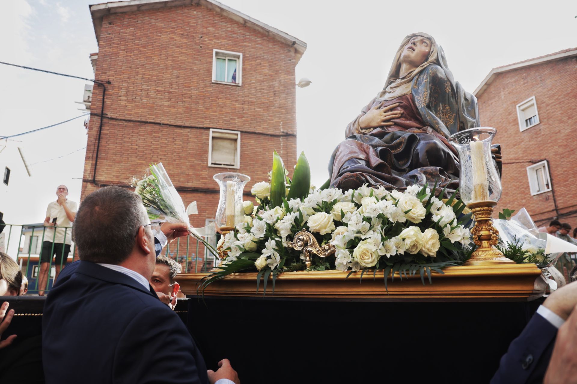 Las imágenes de la procesión de las Angustias en Valladolid