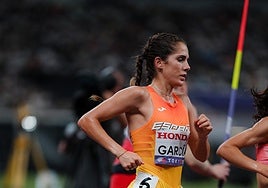 Marta García, durante la final del Mundo disputada este sábado en Tokio.