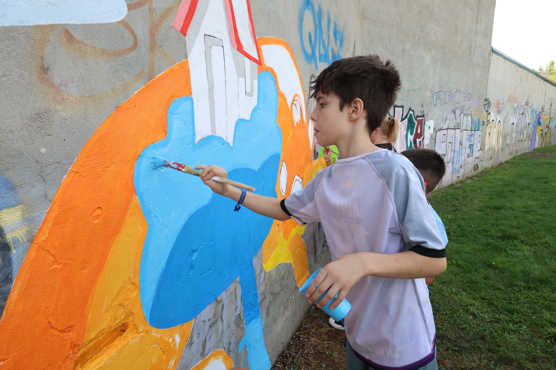 El nuevo mural de San Pedro Regalado-Viveros en imágenes
