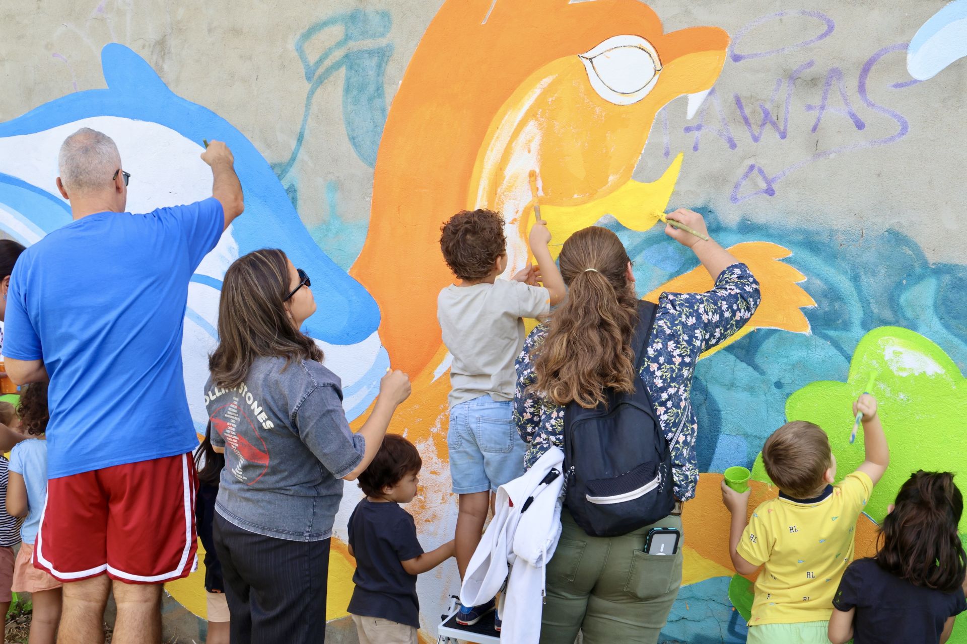 El nuevo mural de San Pedro Regalado-Viveros en imágenes