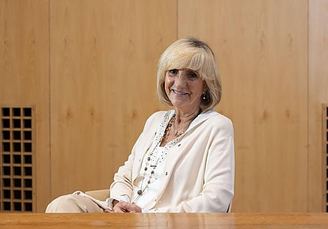 Verónica Casado en una fotografía de archivo durante una entrevista en las instalaciones de El Norte de Castilla.