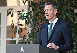 El presidente del Gobierno, Pedro Sánchez.
