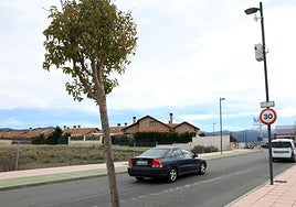 Cámara de videovigilancia en Palazuelos de Eresma.