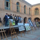 Un momento de la entrega de premios del Certamen de Pintura Rápida.