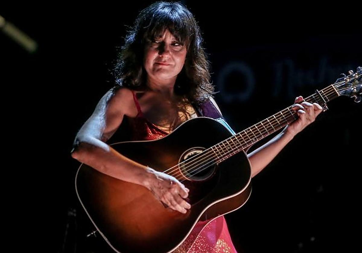 Eva Amaral en un concierto en Madrid.