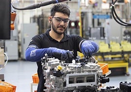 Un trabajador de Horse Valladolid en una imagen de archivo.