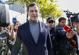 David Sánchez, hermano del presidente del Gobierno en una comparecencia ante el juzgado..