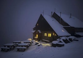 Nevada en Collado Jermoso.