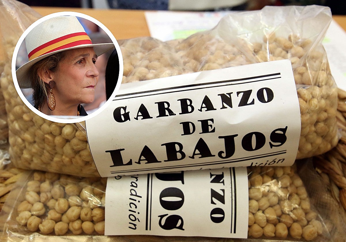 La infanta Elena y garbanzos de Labajos.