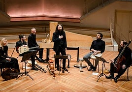 La Accademia del Piacere, tras un concierto.